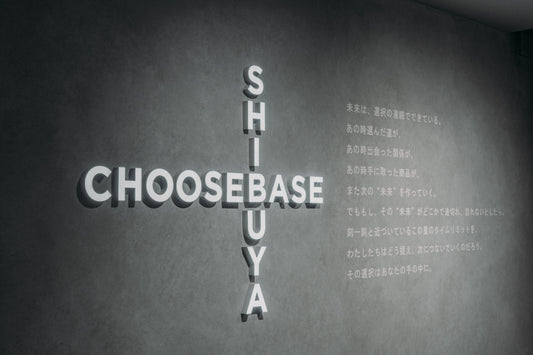 西武渋谷店 CHOOSEBASE SHIBUYA にてPOPUP開催